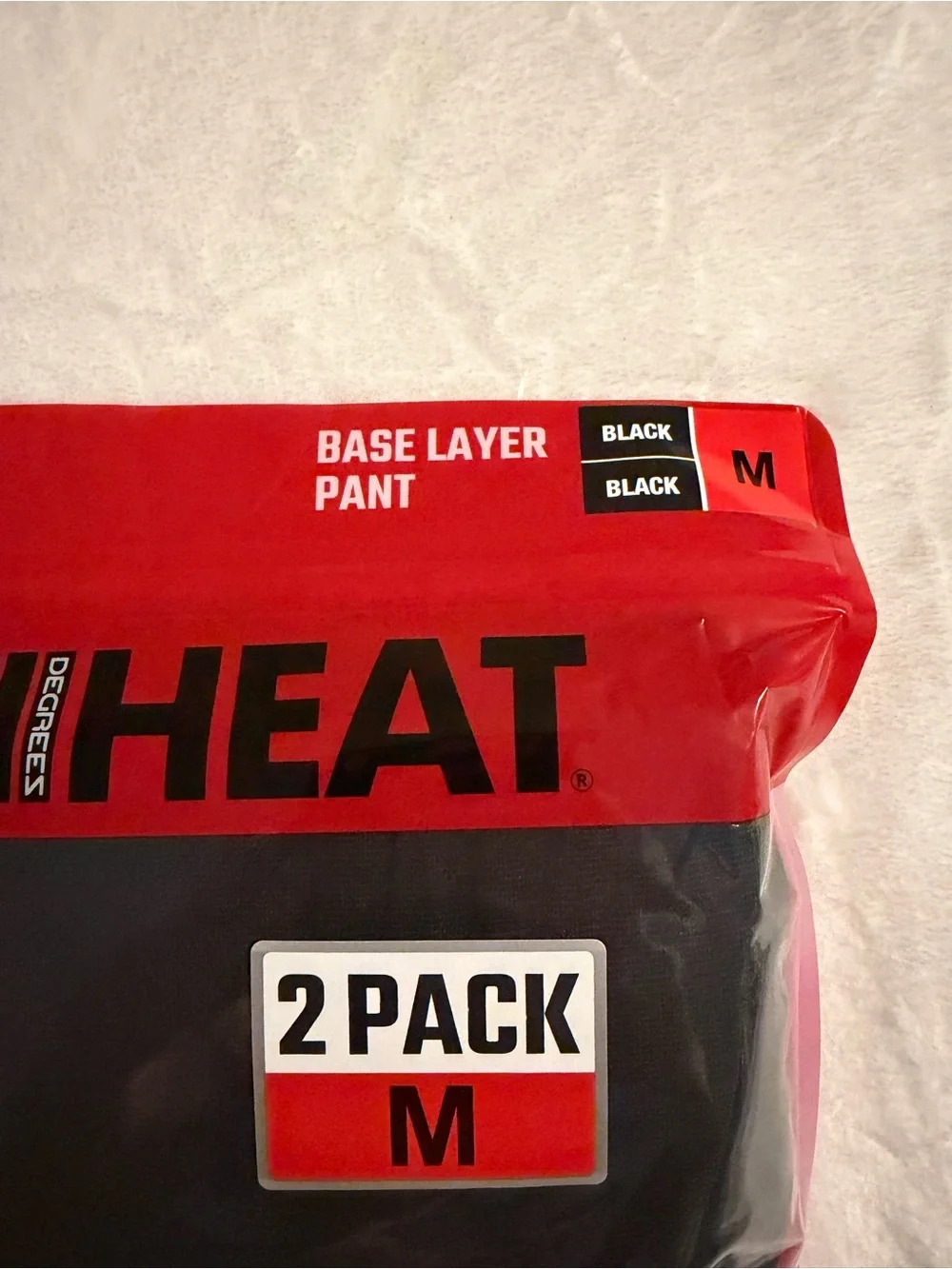 32 Degrees Heat Men's Base Layer Pant 2 pack Size Medium NEW